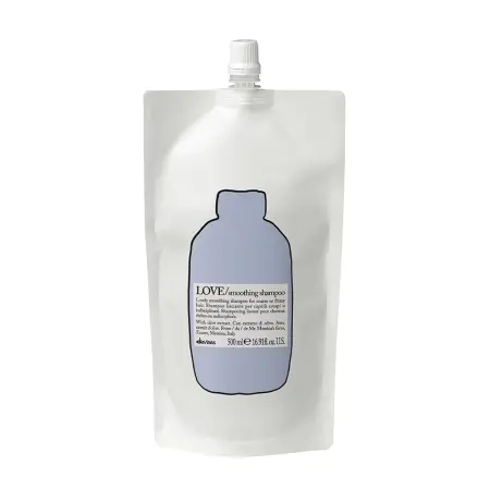 DAVINES SPA Шампунь для разглаживания волос, рефил / LOVE SMOOTH 500 мл - 1