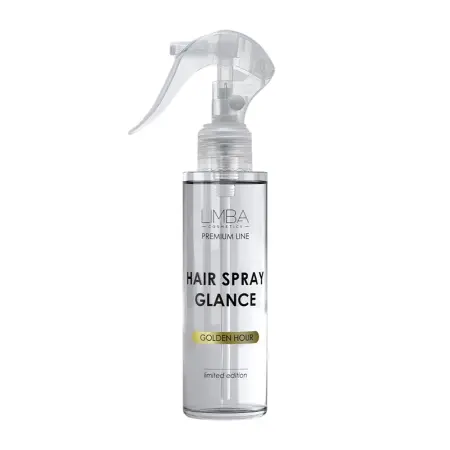 LIMBA COSMETICS Спрей парфюмированный для волос, древесно-цветочный / Limba Cosmetics Premium Line Spray Glance Golden Hour 120 мл - 1