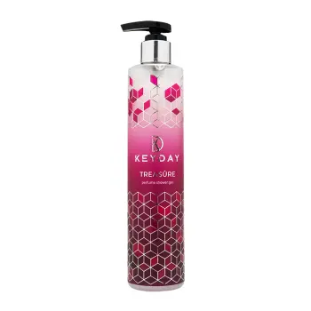 Гель для душа с экстрактом жемчуга / KeyDay Treasure Rose 450 мл