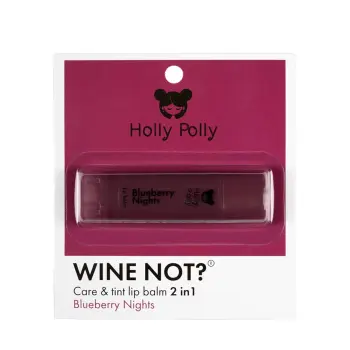 HOLLY POLLY Бальзам оттеночный для губ, сливово-винный / WINE NOT? Blueberry Nights 4,9 гр, фото 4