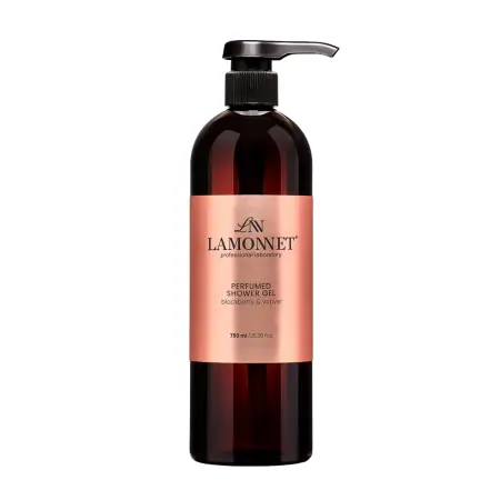 LAMONNET Гель парфюмированный для душа, черная вишня и сандаловое дерево / LAMONNET 750 мл - 4