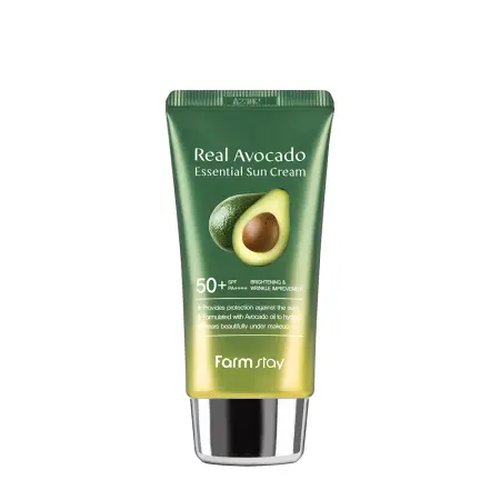 FARMSTAY Крем солнцезащитный для лица с авокадо / Real Avocado Essential Sun Cream 70 гр - 1