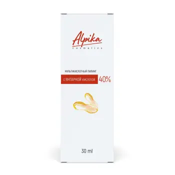 АЛЬПИКА Пилинг мультикислотный с янтарной кислотой 40% 30 мл, фото 2