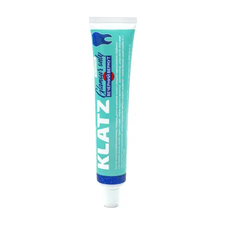 KLATZ Паста зубная для девушек без фтора Вечерний вермут / GLAMOUR ONLY 75 мл - 2