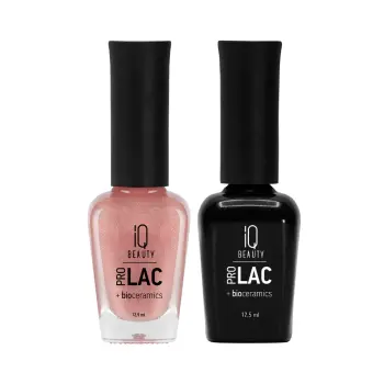 IQ BEAUTY 064 лак для ногтей укрепляющий с биокерамикой / Nail polish PROLAC + bioceramics 12.5 мл, фото 4