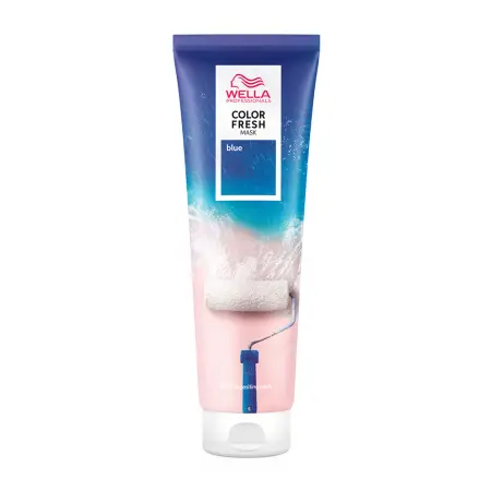 WELLA Маска оттеночная для волос, синий / COLOR FRESH 150 г - 1