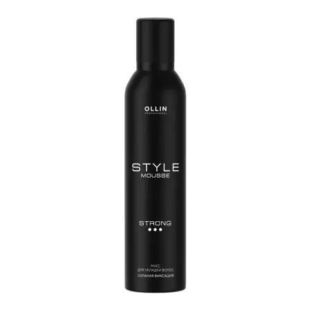 OLLIN PROFESSIONAL Мусс для укладки волос сильной фиксации / STYLE 200 мл - 2