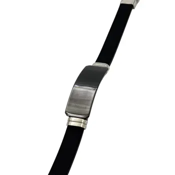 IWOU PROFESSIONAL Браслет Сталь с силиконовым ремешком унисекс, фото 6
