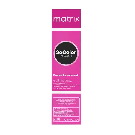 MATRIX 5NW краситель перманентный аммиачный, натуральный теплый светлый шатен / SoColor Pre-Bonded 90 мл - 3