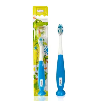 CLEAN-BABY Щетка зубная детская от 3 лет, крокодил / Clean-baby, фото 5