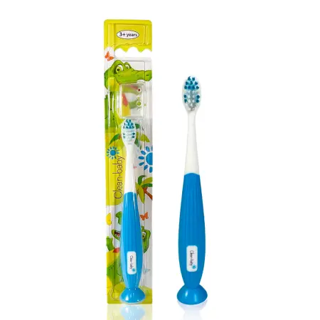 CLEAN-BABY Щетка зубная детская от 3 лет, крокодил / Clean-baby - 5