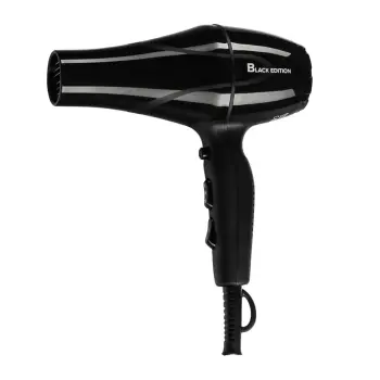 Фен Mark Shmidt Black Edition чёрный, 2 насадки 2400W
