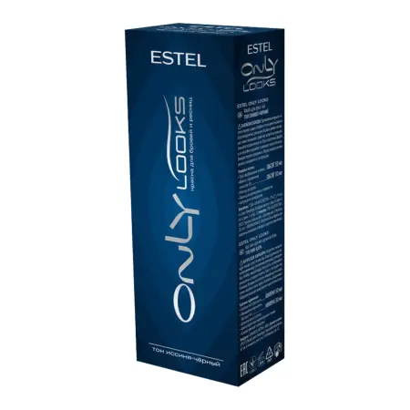 ESTEL PROFESSIONAL Краска для бровей и ресниц, иссиня-черный / Only Looks - 4