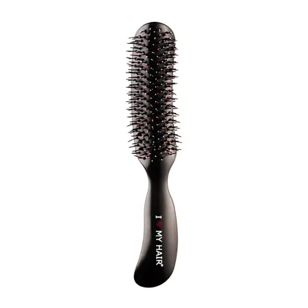 I LOVE MY HAIR Щетка парикмахерская для волос Therapy Brush, черная глянцевая M - 2