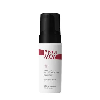 Пенка для очищения лица и бороды / FACE&BEARD CLEANSING FOAM 160 мл