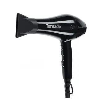 DEWAL PROFESSIONAL Фен черный ионизация 2 насадки / DEWAL PRO TORNADO, фото 5
