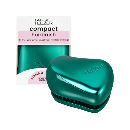 TANGLE TEEZER Расческа для волос / Compact Styler Green Jungle - 6