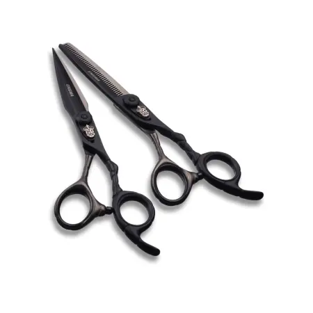 MUSTANG PROFESSIONAL (США) Набор ножниц Mustang Premium ENIGMA NPR08 Черный 6,0 дюйм - 1