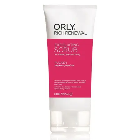 ORLY Скраб с ароматом папайи и красным грейпфрутом для рук, ног и тела / Rich Renewal Scrub Pucker 237 мл - 1