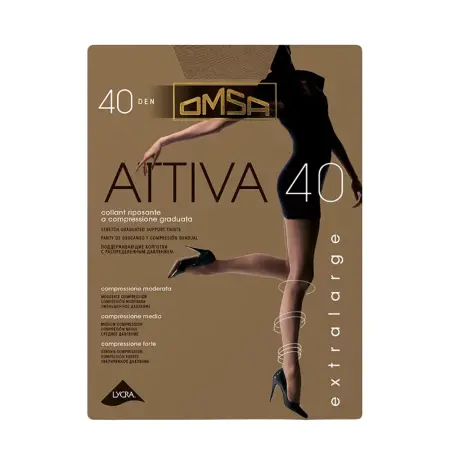 OMSA Колготки Caramello 6 (XXL) / Attiva 40 XXL - 1