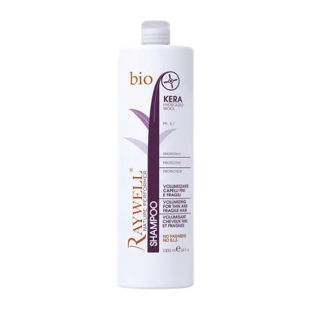 RAYWELL Шампунь лечебный для придания объема тонким волосам / BIO KERA SHAMPOO 1000 мл - 1
