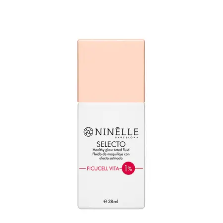 NINELLE Крем-флюид тональный с эффектом здорового сияния, №241 фарфоровый / SELECTO 38 мл - 2
