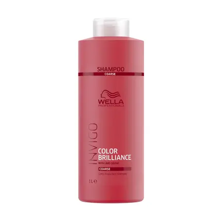 WELLA Шампунь для защиты цвета окрашенных жестких волос / Brilliance 1000 мл - 1