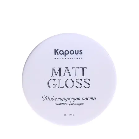 KAPOUS Паста моделирующая сильной фиксации для волос / Matte gloss 100 мл - 2