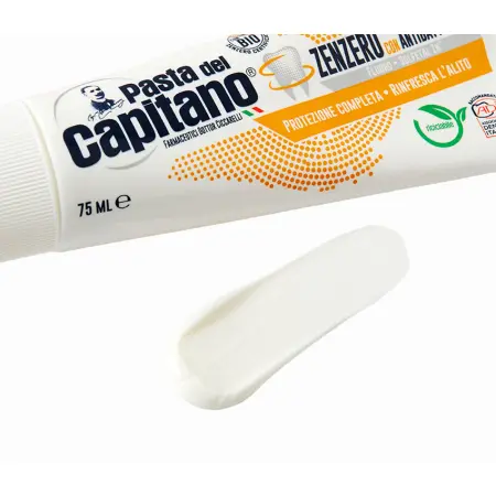 PASTA DEL CAPITANO Паста зубная абсолютная защита Имбирь / Total Protection Ginger 75 мл - 3