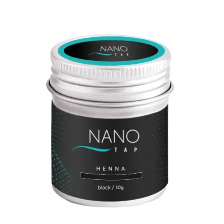 NANO TAP Хна для бровей в баночке, черный / NanoTap dark 10 гр - 1