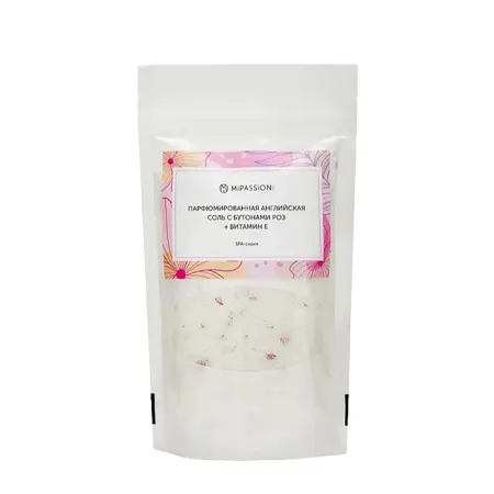 MIPASSIONcorp Соль парфюмированная английская с бутонами роз / MiPASSiON 200 гр - 1