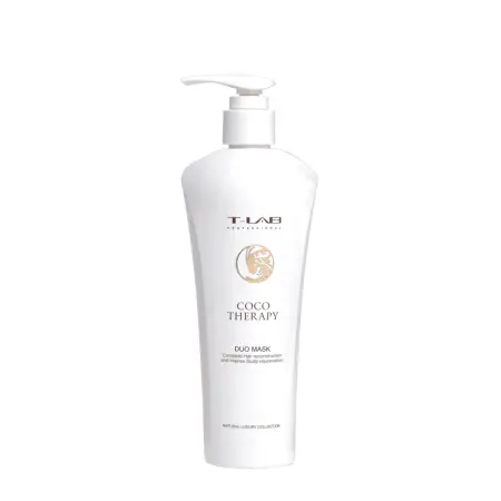 T-LAB PROFESSIONAL Маска для поврежденных волос / COCO THERAPY Duo Mask 300 мл - 1