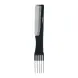 DEWAL PROFESSIONAL Расческа рабочая для начеса, металлическая вилка Эконом (черная) 19 см, фото 2