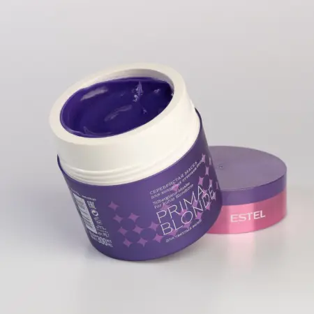 ESTEL PROFESSIONAL Маска оттеночная серебристая для холодных оттенков блонд / Prima Blonde 300 мл - 4