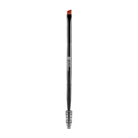 LUCAS COSMETICS Кисть скошенная двойная для бровей - 1