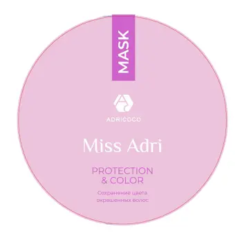 ADRICOCO Маска для окрашенных волос / ADRICOCO Miss Adri Protection & color 200 мл, фото 2