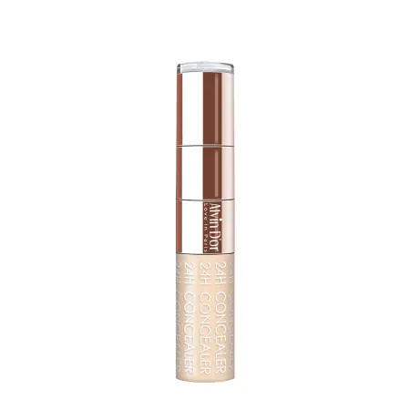 ALVIN D OR Консилер жидкий+спонж, тон 02 / 24H Full cover concealer 6 мл - 1