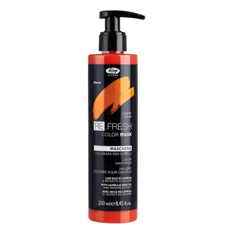 LISAP MILANO Маска оттеночная для волос, медный / Re.fresh Color Mask 250 мл - 5