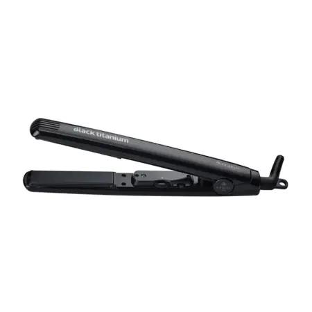 DEWAL PROFESSIONAL Щипцы-выпрямители Black Titanium, с терморегулятором, титаново-турмалиновое покрытие, 25х90 мм, 105 Вт - 1