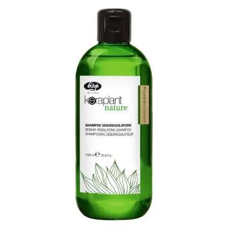 LISAP MILANO Шампунь себорегулирующий / Keraplant Nature Sebum-Regulating Shampoo 1000 мл - 3
