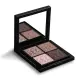 LARTE DEL BELLO Палетка теней, 02 коричневый баклажан / Quadro Eleganto daily smoky 8 гр, фото 2