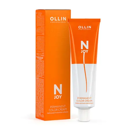 OLLIN PROFESSIONAL 9/0 крем-краска перманентная для волос, блондин / N-JOY 100 мл - 2