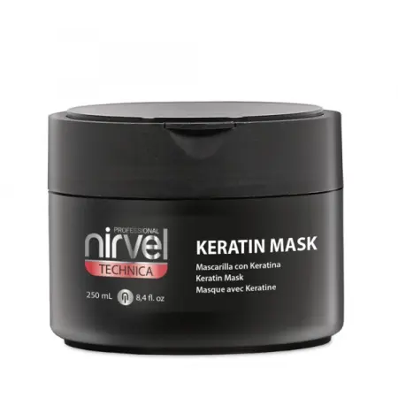 NIRVEL PROFESSIONAL Маска кератиновая для мощного восстановления и увлажнения волос / KERATIN MASK №6 250 мл - 4