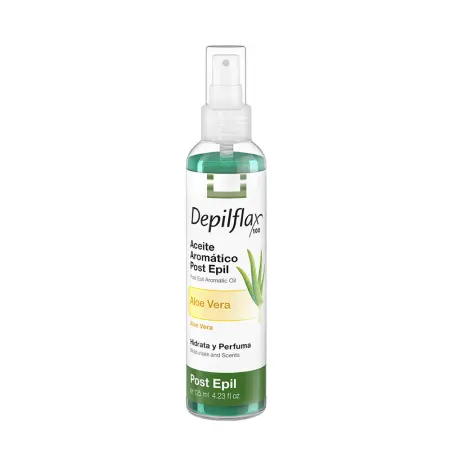DEPILFLAX 100 Масло для удаления остатков воска, алоэ вера / Aloe Vera Post Epil Aromatic Oil 125 мл - 1