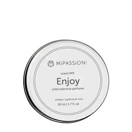 MIPASSIONcorp Духи твердые, амбра, дубовый мох / Enjoy MiPASSiON 50 мл - 1