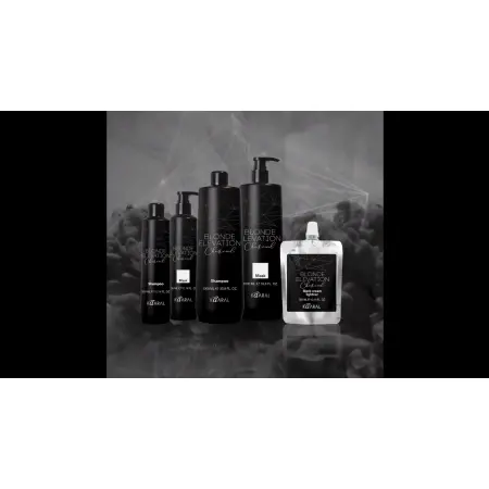 KAARAL Маска тонирующая черная угольная / BLONDE ELEVATION CHARCOAL MASK 300 мл - 3