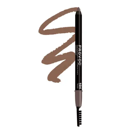 PROVOC Подводка гелевая в карандаше для бровей, 104 светло-коричневый / Eye Brow Liner - 3