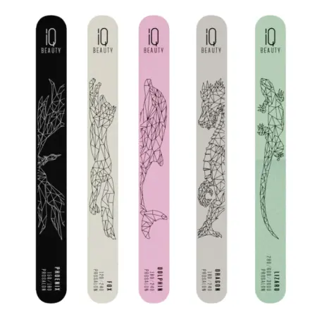 IQ BEAUTY Пилка-полировщик для безупречного блеска и ухоженных ногтей Lizard 280.600/3000 Prosalon Сияющая Ящерица - 3