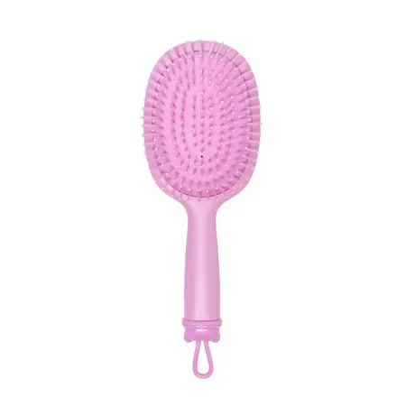 SOLOMEYA Расческа массажная для волос милый мишка, розовая / Cute Bear Massage Hair Brush Pink - 1