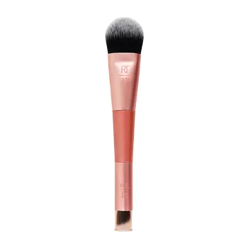 REAL TECHNIQUES Кисть двусторонняя для тональной основы и консилера / Real Techniques Dual Ended Cover & Conceal Brush, фото 1